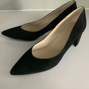 Marc Fisher Black Suede Heels Pumps